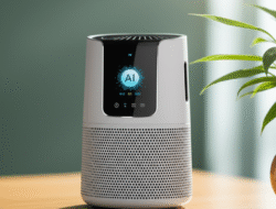 Gadget Penyaring Udara Portable dengan AI