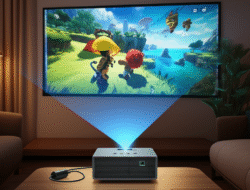 Proyektor Portabel untuk Game Layar Lebar Dimana Saja