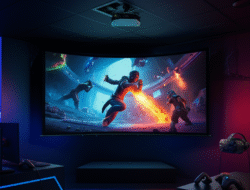 Saksi Aksi Virtual: Layar Proyeksi Gantung untuk VR Room!