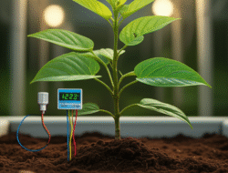 Sensor Suhu & Kelembaban Tanaman Otomatis