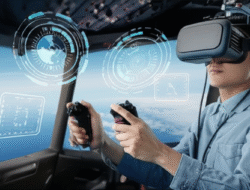 Teknologi virtual reality untuk simulasi penerbangan
