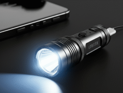 Senter Mini Multifungsi dengan Power Bank